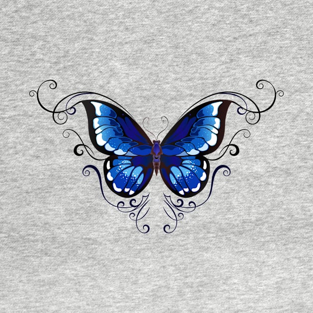 Tattoo Blue Butterfly ( Butterflies ) by Blackmoon9